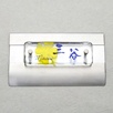 手作りガラス表札（クローバー）