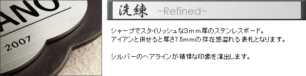 ジョージ２世♥M表札 Haco】スクエア表札 二世帯 | 表札 | オリジナル家具・金物の上手工作所