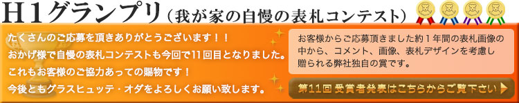 自慢の表札_H1グランプリとは